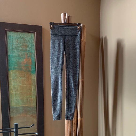 lululemon athletica Pants - lululemon black heathered herringbone  leggings
